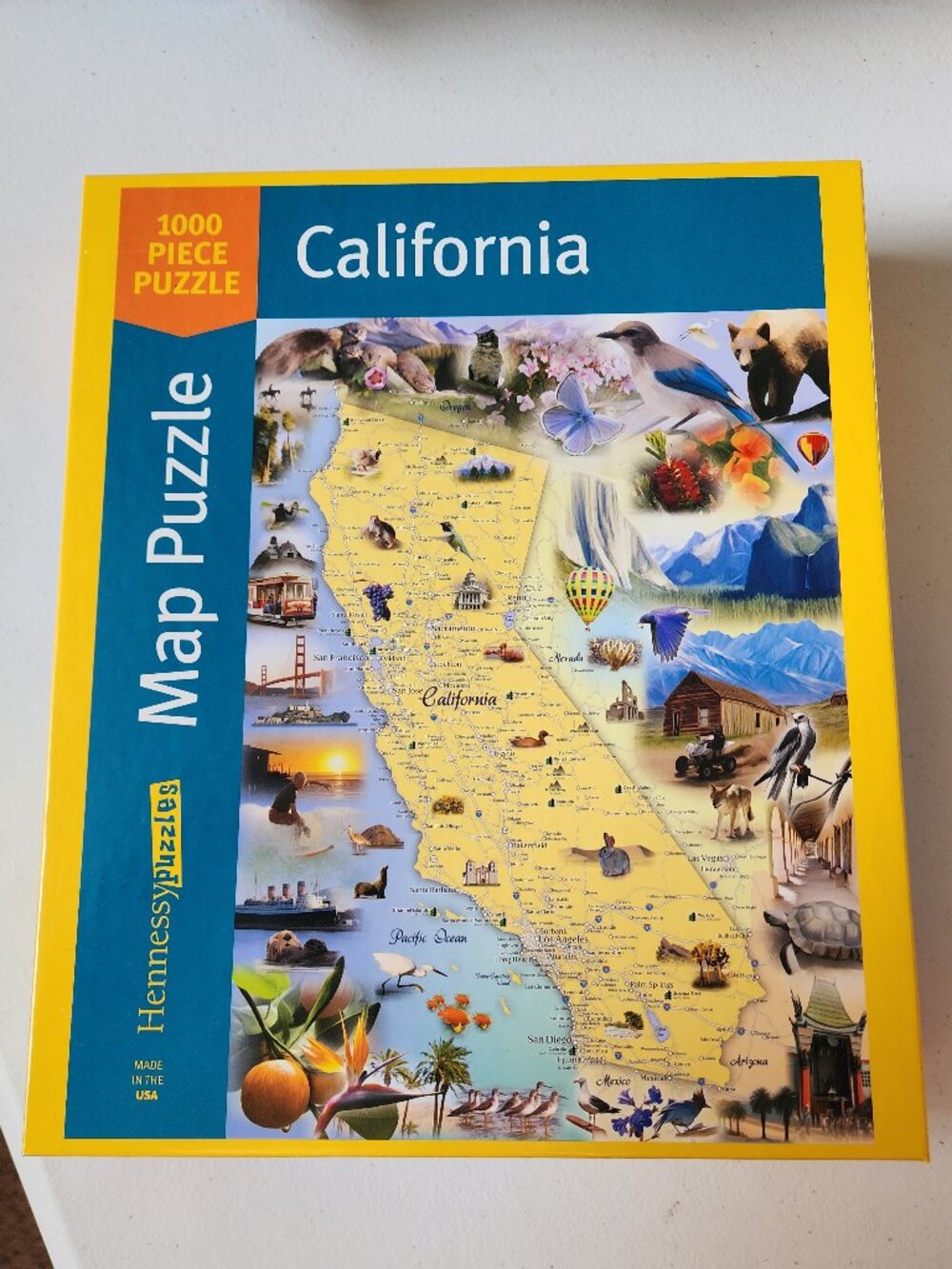 Map of California Jigsaw Puzzle
